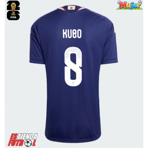 Japón Takefusa Kubo #8 Primera Equipación Mujer Mundial 2026 Manga Corta